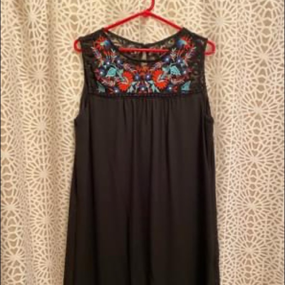 Womens Lace Detail Dress